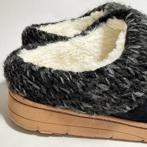 Dearfoams Cozy Plaid Fleece-Lined Slippers Med 7-8 - Picture 6 of 9